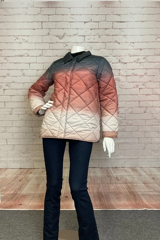 QUILTED OMBRE JACKET One-Shoulder Jacket Off-the-Shoulder Jacket Asymmetrical Jacket QUILTED OMBRE JACKET One-Shoulder Jacket Off-the-Shoulder Jacket Asymmetrical Jacket