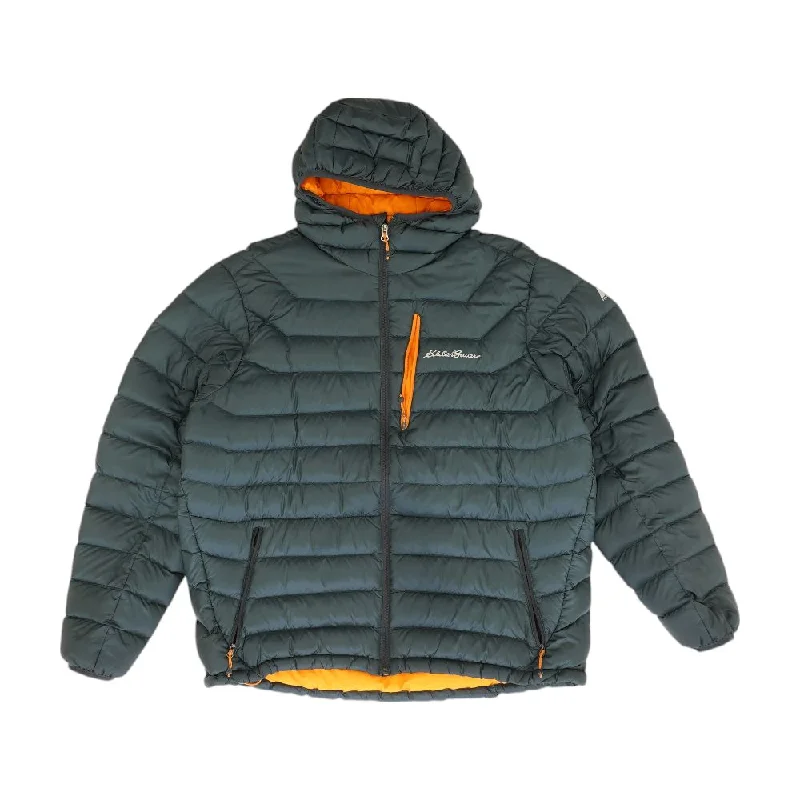 Gray Solid Puffer Jacket Ribbed Jacket Pleated Jacket Ruffled Jacket