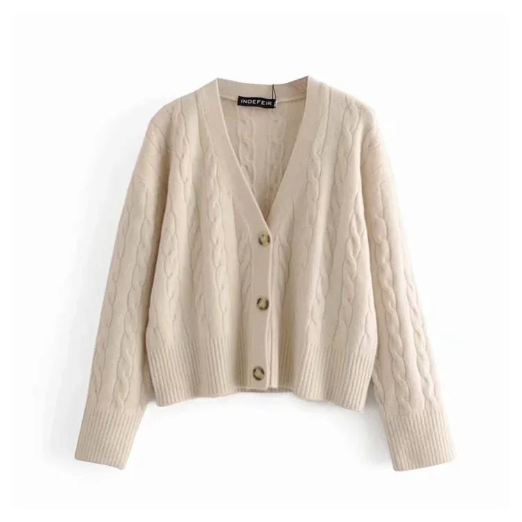 Loose V-neck 8-strand knitted open lined jacket sweater 7192 Anorak Shell Jacket Lightweight Jacket Loose V-neck 8-strand knitted open lined jacket sweater 7192 Anorak Shell Jacket Lightweight Jacket