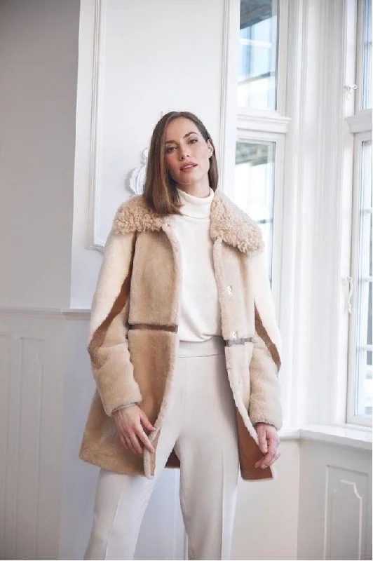 NC | Natures Collection Anika Jacket | Double face Sheepskin Fleece Fabric Down Fabric Feather Fabric NC | Natures Collection Anika Jacket | Double face Sheepskin Fleece Fabric Down Fabric Feather Fabric