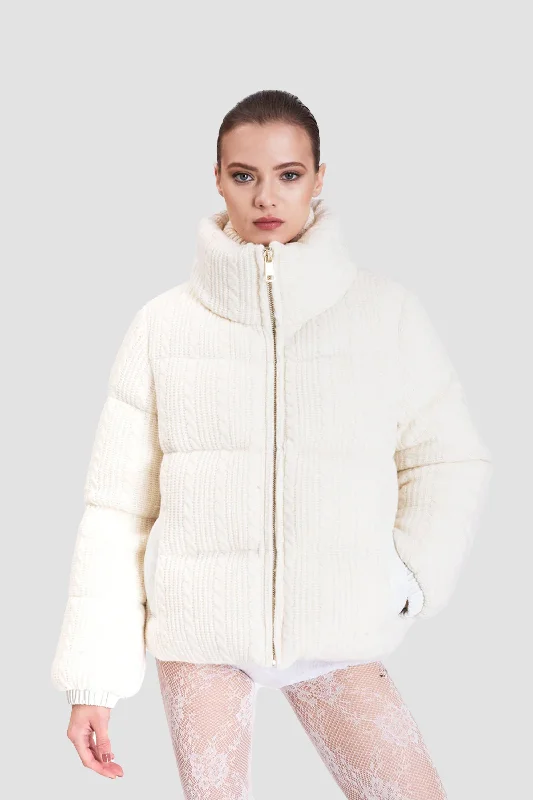 Nicole Benisti Women's Kensington Cable Knit Cashmere Cable Knit Cashmere Puffer Jacket Mesh Jacket Canvas Jacket Denim Jacket Nicole Benisti Women's Kensington Cable Knit Cashmere Cable Knit Cashmere Puffer Jacket Mesh Jacket Canvas Jacket Denim Jacket
