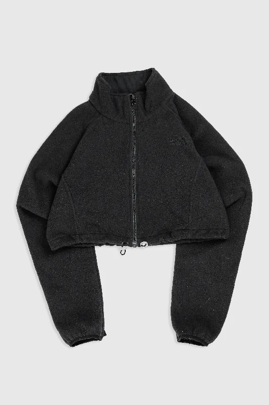 Rework North Face Crop Fleece Jacket - L Corduroy Jacket Velvet Jacket Brocade Jacket Rework North Face Crop Fleece Jacket - L Corduroy Jacket Velvet Jacket Brocade Jacket