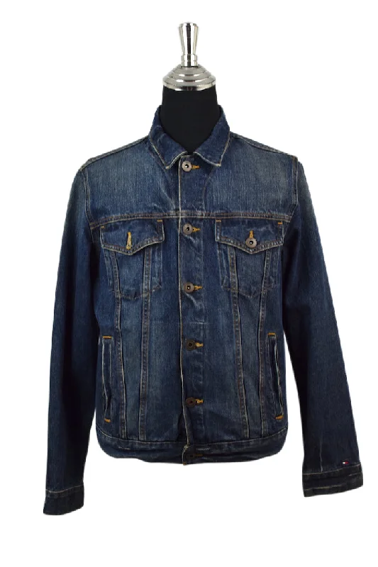 Tommy Hilfiger Brand Denim Jacket Notch Collar Jacket Peter Pan Collar Jacket Cowl Neck Jacket Tommy Hilfiger Brand Denim Jacket Notch Collar Jacket Peter Pan Collar Jacket Cowl Neck Jacket