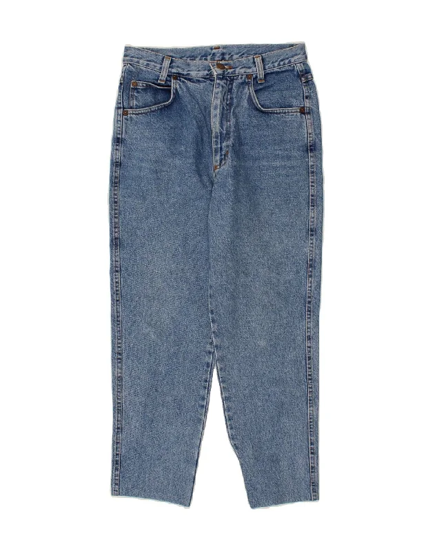 BENETTON Womens Tapered Jeans IT 44 Medium W30 L25 Blue Cotton Stylish Tapered Fit Jeans BENETTON Womens Tapered Jeans IT 44 Medium W30 L25 Blue Cotton Stylish Tapered Fit Jeans