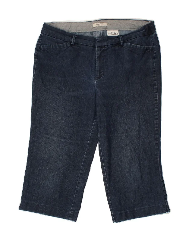 DOCKERS Womens Petite Capri Jeans US 12 Large W30 L18 Blue Cotton Comfortable Boyfriend Jeans DOCKERS Womens Petite Capri Jeans US 12 Large W30 L18 Blue Cotton Comfortable Boyfriend Jeans