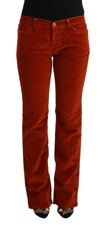 GF Ferre Cotton Low Waist Straight Casual Women's Jeans Fashionable Distressed Jeans GF Ferre Cotton Low Waist Straight Casual Women's Jeans Fashionable Distressed Jeans