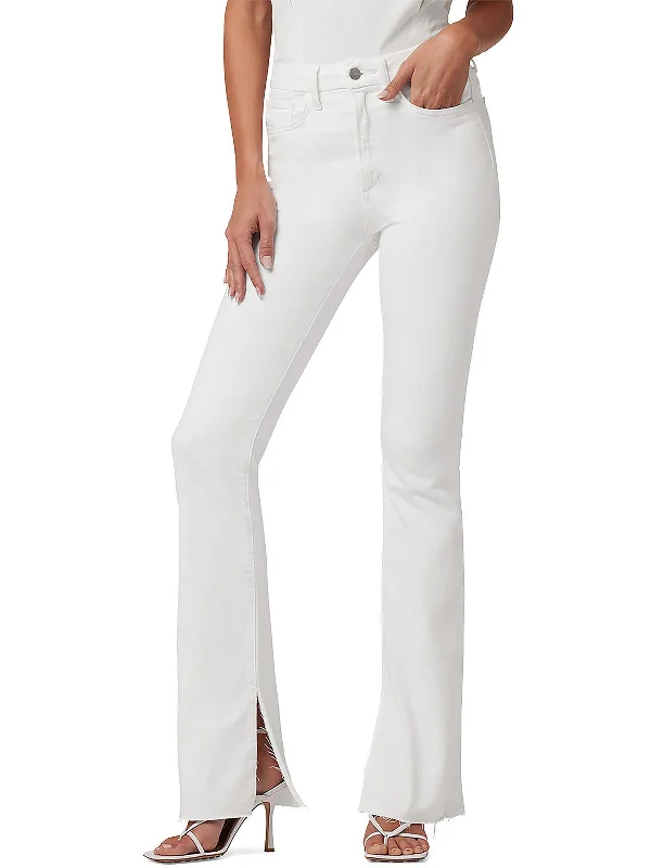Hi Honey Womens High Rise Curvy Bootcut Jeans Comfortable Distressed Straight-Leg Jeans Hi Honey Womens High Rise Curvy Bootcut Jeans Comfortable Distressed Straight-Leg Jeans