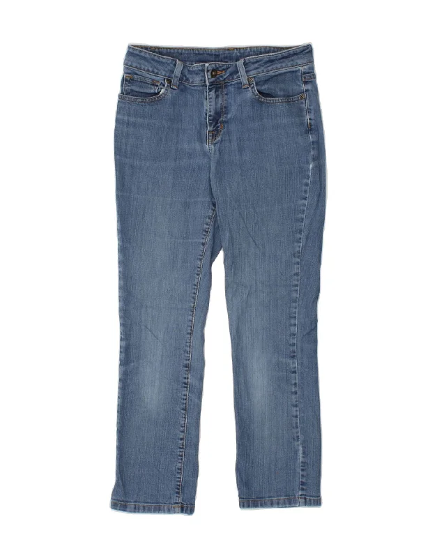 L.L.BEAN Womens Favorite Fit Straight Jeans US 6 Medium W28 L27 Blue Stylish High-Rise Mom Jeans L.L.BEAN Womens Favorite Fit Straight Jeans US 6 Medium W28 L27 Blue Stylish High-Rise Mom Jeans
