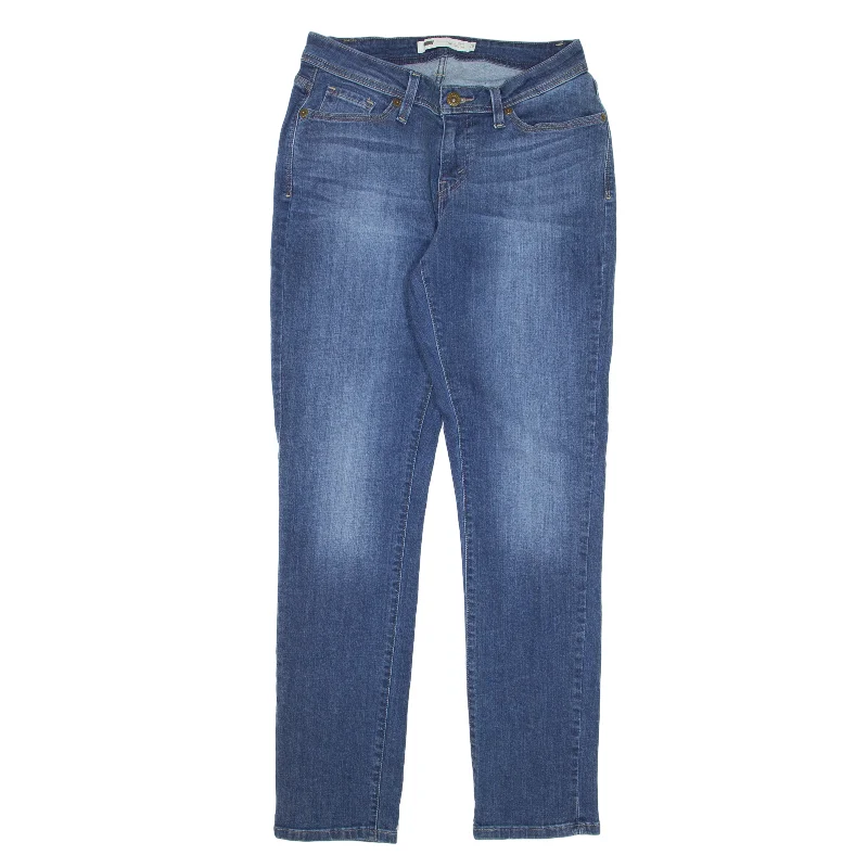 LEVI'S 529 Jeans Blue Denim Slim Skinny Stone Wash Womens W30 L32 Elegant High-Waisted Flared Jeans LEVI'S 529 Jeans Blue Denim Slim Skinny Stone Wash Womens W30 L32 Elegant High-Waisted Flared Jeans
