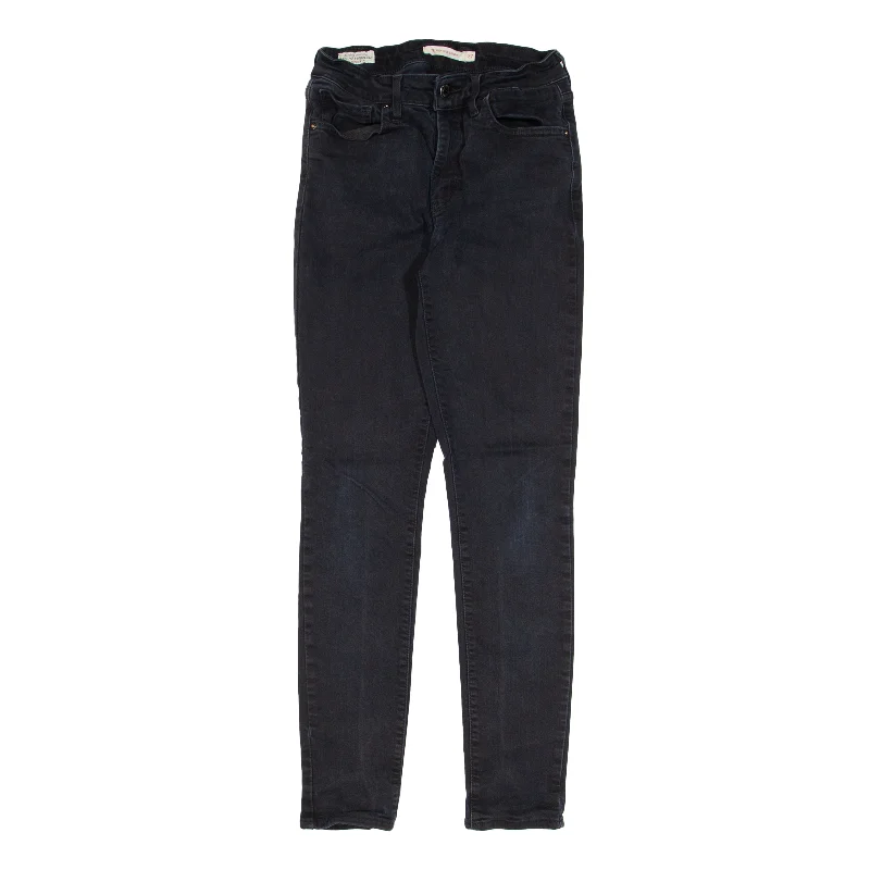 LEVI'S 721 High Rise BIG E Jeans Black Denim Slim Skinny Womens W23 L27 Elegant Bootcut Fit Jeans LEVI'S 721 High Rise BIG E Jeans Black Denim Slim Skinny Womens W23 L27 Elegant Bootcut Fit Jeans