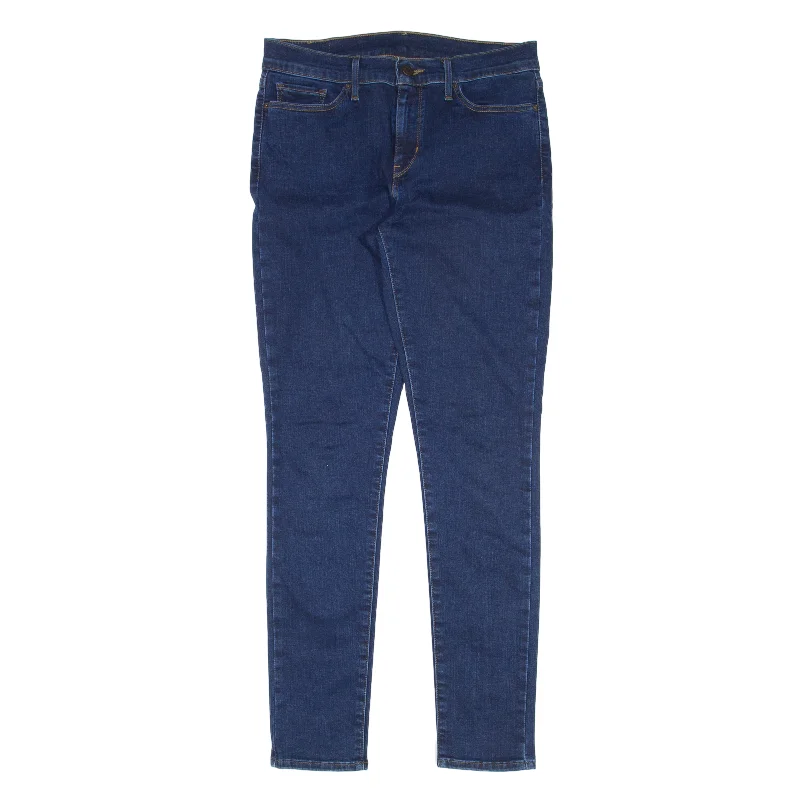 LEVI'S Jeans Blue Denim Slim Skinny Womens W28 L30 Comfortable Faded High-Rise Jeans LEVI'S Jeans Blue Denim Slim Skinny Womens W28 L30 Comfortable Faded High-Rise Jeans