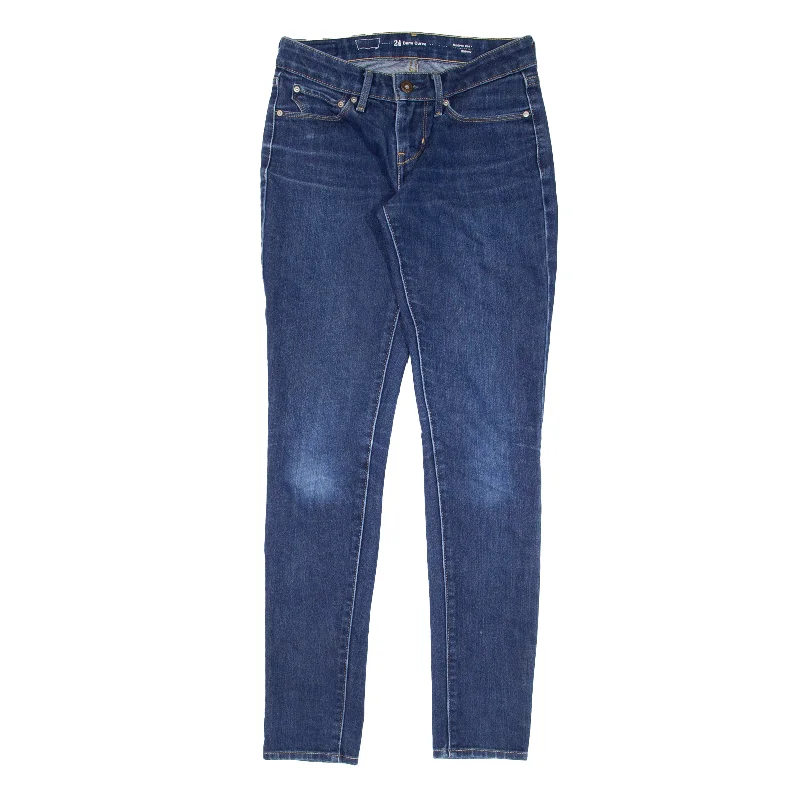 LEVI'S Modern Rise Jeans Blue Denim Slim Skinny Womens W24 L29 Comfortable Low-Rise Jeans LEVI'S Modern Rise Jeans Blue Denim Slim Skinny Womens W24 L29 Comfortable Low-Rise Jeans