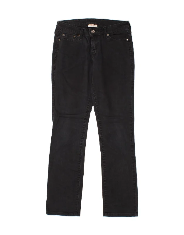 LEVI'S Womens Mid Rise Straight Jeans US 2 XS W30 L30 Navy Blue Cotton Stylish High-Waist Skinny Denim LEVI'S Womens Mid Rise Straight Jeans US 2 XS W30 L30 Navy Blue Cotton Stylish High-Waist Skinny Denim