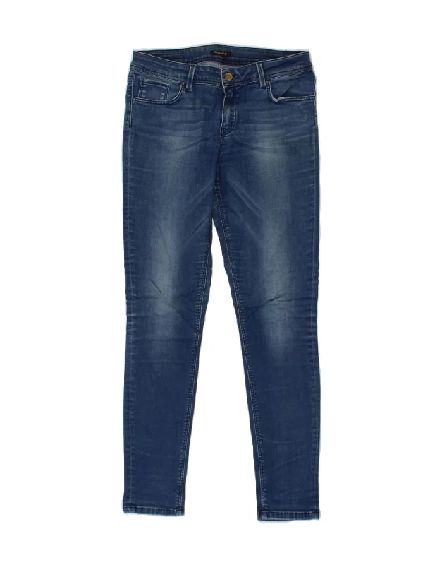 MASSIMO DUTTI Womens Skinny Jeans EU 40 Medium W30 L30 Blue Cotton Fashionable Mom Jeans MASSIMO DUTTI Womens Skinny Jeans EU 40 Medium W30 L30 Blue Cotton Fashionable Mom Jeans
