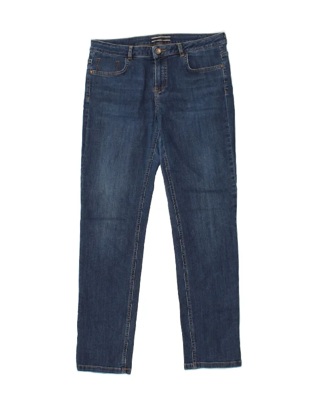 MASSIMO DUTTI Womens Slim Jeans EU 42 Large W32 L30 Blue Comfortable Dark Wash Jeans MASSIMO DUTTI Womens Slim Jeans EU 42 Large W32 L30 Blue Comfortable Dark Wash Jeans