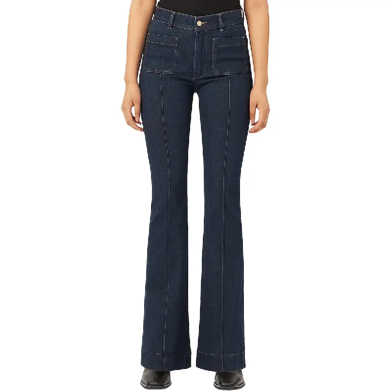 Patti Womens Instasculpt Frayed Hem Straight Leg Jeans Comfortable Straight-Legged Denim Patti Womens Instasculpt Frayed Hem Straight Leg Jeans Comfortable Straight-Legged Denim