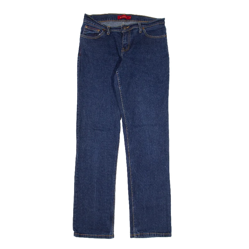 RIVER ISLAND Jeans Blue Denim Regular Straight Womens W27 L30 Comfortable Folded Hem Jeans RIVER ISLAND Jeans Blue Denim Regular Straight Womens W27 L30 Comfortable Folded Hem Jeans
