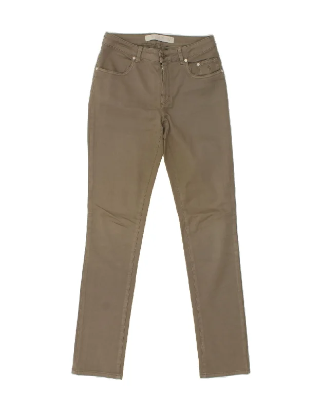 SIVIGLIA Womens Skinny Jeans W29 L33 Khaki Cotton Comfortable Distressed Straight-Leg Jeans SIVIGLIA Womens Skinny Jeans W29 L33 Khaki Cotton Comfortable Distressed Straight-Leg Jeans