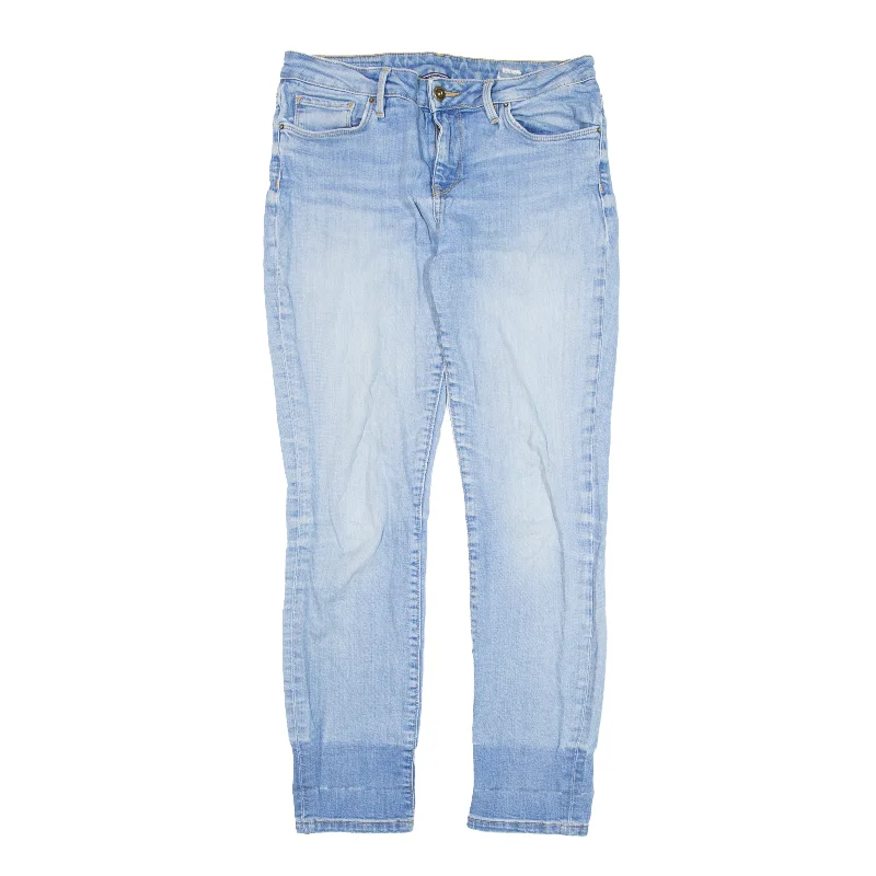 TOMMY HILFIGER Como Jeans Blue Denim Slim Skinny Womens W29 L30 Fashionable Raw Hem Bootcut Jeans TOMMY HILFIGER Como Jeans Blue Denim Slim Skinny Womens W29 L30 Fashionable Raw Hem Bootcut Jeans