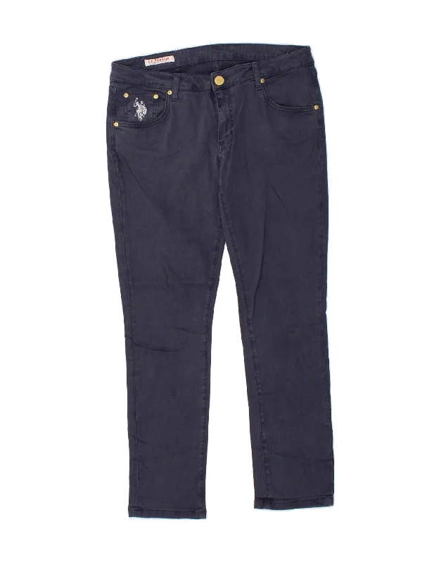 U.S. POLO ASSN. Womens Slim Jeans W32 L29 Navy Blue Cotton Comfortable Stretch Fit Jeans U.S. POLO ASSN. Womens Slim Jeans W32 L29 Navy Blue Cotton Comfortable Stretch Fit Jeans
