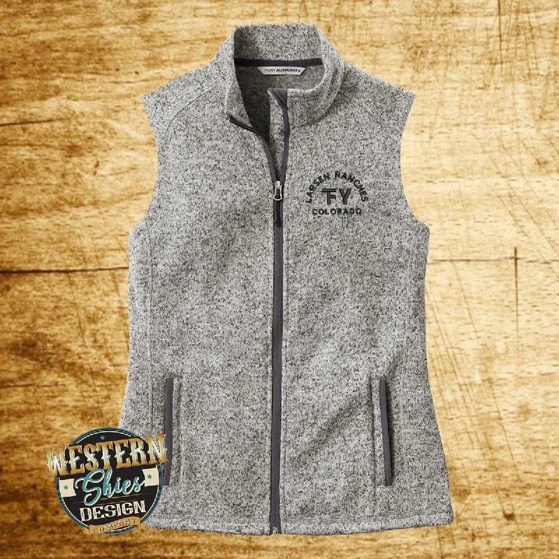 Port Authority ® Women's Sweater Fleece Vest Hooded Sweater Collared Sweater Shawl Collar Port Authority ® Women's Sweater Fleece Vest Hooded Sweater Collared Sweater Shawl Collar