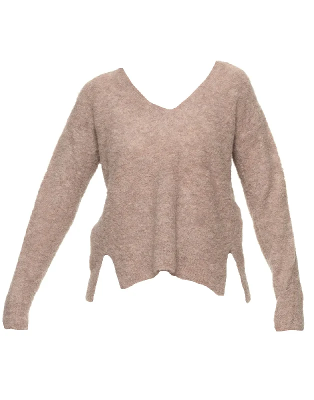 Sweater woman CT20338 C.T. plage Welt Pockets Slit Pockets Flap Pockets